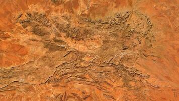 4K Desert Ruby Gap Nature Park North Australia Map, High Resolution Satellite View With No Border, Widescreen 4K Resolution photo