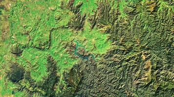 4K Rubicon Valley of Australia Map, High Resolution Satellite View With No Border, Widescreen 4K Resolution photo