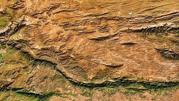4K Groot Swartberg Nature Reserve of South Africa Map, High Resolution Satellite View With No Border, Widescreen 4K Resolution photo