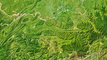 4K Amazing Scenic in China Map, High Resolution Satellite View With No Border, Widescreen 4K Resolution photo