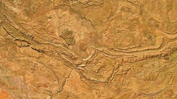 4K Wunaamin Conservation Park West Australia Map, High Resolution Satellite View With No Border, Widescreen 4K Resolution photo
