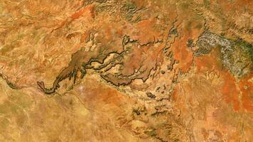 4K Dutton River in Queensland Australia Map, High Resolution Satellite View With No Border, Widescreen 4K Resolution photo
