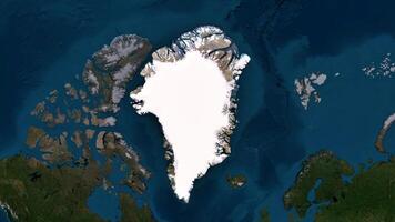 4K Greenland Territory Map, High Resolution Satellite View, Widescreen 4K Resolution photo