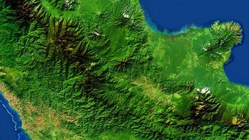 4K Port Moresby of Papua New Guinea Map, High Resolution Satellite View With No Border, Widescreen 4K Resolution photo