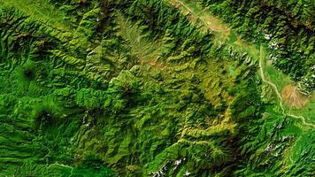 4K Mount Piora of Papua New Guinea Map, High Resolution Satellite View With No Border, Widescreen 4K Resolution photo