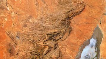 4K Vulkathunha Gammon Ranges National Park South Australia Map, High Resolution Satellite View With No Border, Widescreen 4K Resolution photo