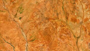 4K Desert Georgina Queensland Map, High Resolution Satellite View With No Border, Widescreen 4K Resolution photo