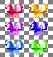 bow. isolated on background. Bow decorated icon, for your design vector