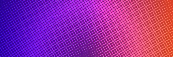Glowing gradient halftone pattern banner background vector
