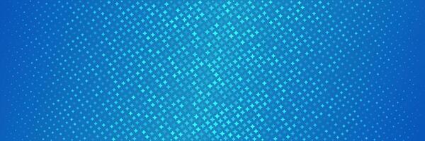 Modern halftone banner with star pattern vector