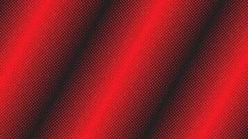 Circular red halftone with black background vector