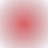 Abstract halftone circular decorative red dotted on white background vector