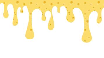 Cheese drip texture background design vector