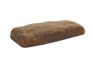 Hashish isolated on white background photo