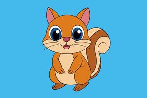 Charming Chipmunk Graphics for Creative Design Projects Ideal for Logos, Illustrations, and High-Quality Print Designs vector
