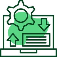 Agile Outline Style Icon vector