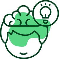 Idea Outline Style Icon vector