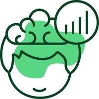 Signal strength Outline Style Icon vector