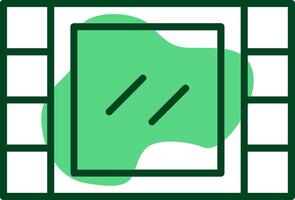 Reel Outline Style Icon vector