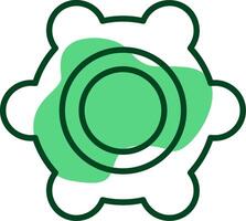 Gear Outline Style Icon vector