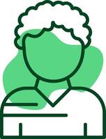 User Outline Style Icon vector