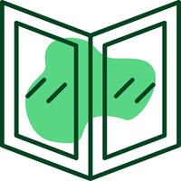 Book Outline Style Icon vector