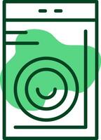 Speaker Outline Style Icon vector