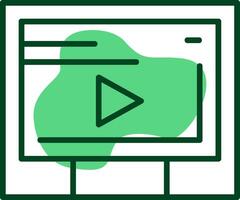 Outline Style Icon vector
