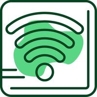 Wi-Fi Outline Style Icon vector