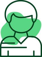 User Outline Style Icon vector