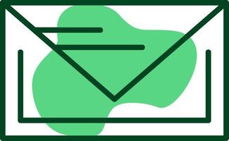 Mail Outline Style Icon vector