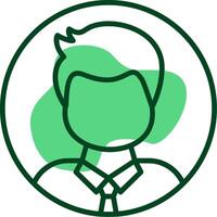 User Outline Style Icon vector