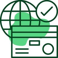 Payment gateway Outline Style Icon vector
