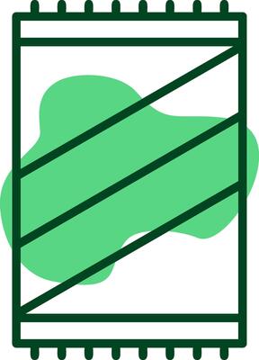 Beach towel Outline Style Icon