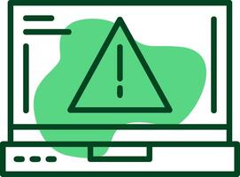 Error Outline Style Icon vector