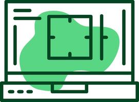 Camera Outline Style Icon vector