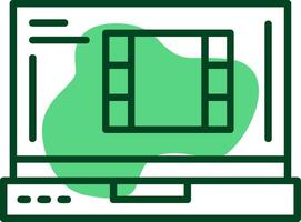 Outline Style Icon vector