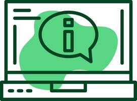 Information Outline Style Icon vector