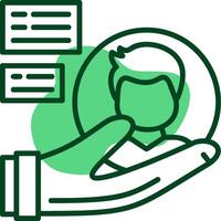 Inclusion Outline Style Icon vector