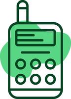 Baby monitor Outline Style Icon vector