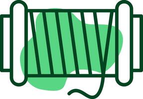 Thread spool Outline Style Icon vector