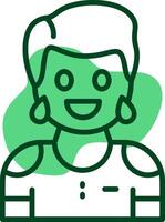 Jubilation Outline Icon Style vector