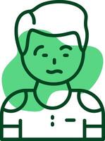 Intrigue Outline Icon Style vector