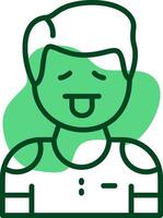 Aversion Outline Icon Style vector