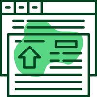 Redirect Outline Icon Style vector