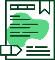 Canonical URL Outline Icon Style vector