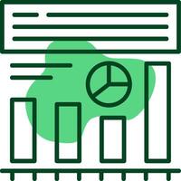 Conversion funnel Outline Icon Style vector