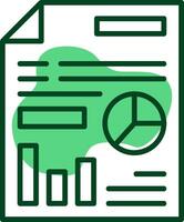 SEO report Outline Icon Style vector