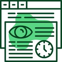 Users Outline Icon Style vector
