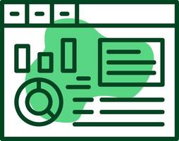 Dashboard Outline Icon Style vector